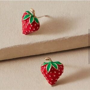 Strawberry Shaped Earrings